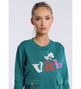 Victorio & Lucchino, V&L Sweatshirt 132518 Vert