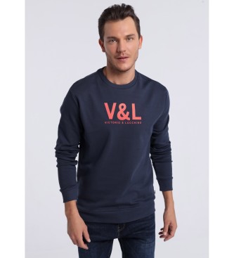 Victorio & Lucchino, V&L Sweatshirt 132434 Marine