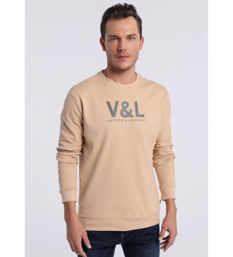 Victorio & Lucchino, V&L Sweat-shirt 132436 Beige