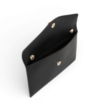 Valentino Bolsa de ombro com pormenor met�lico preto