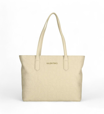 Valentino Pansy Shopper beige bag