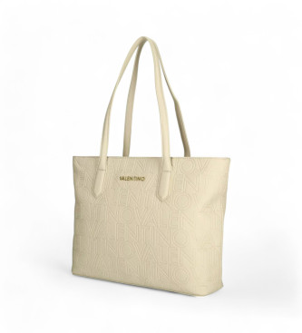 Valentino Pansy Shopper beige bag