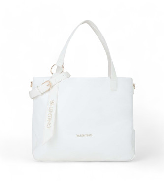 Valentino Peonies white shopper bag