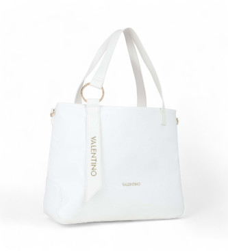 Valentino Peonies white shopper bag