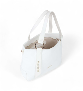 Valentino Peonies white shopper bag