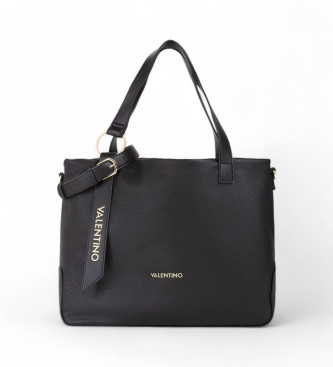 Valentino Peonies shopper bag black