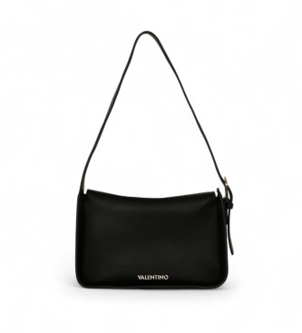 Valentino Black logo messenger bag