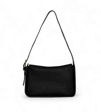 Valentino Black logo messenger bag