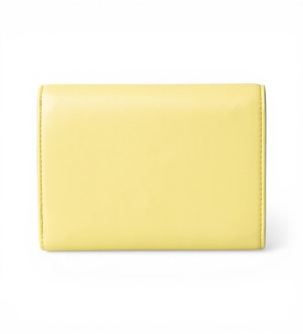 Valentino Yellow logo coin purse