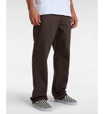 Vans Calas chino castanhas autnticas de corte largo