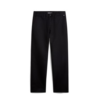 Vans Calas chino pretas autnticas e ajustadas preto