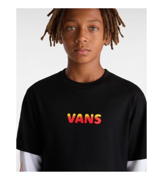 Vans T-shirt Flame Thrower Twofer czarny