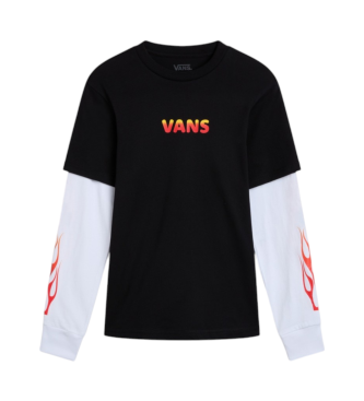 Vans T-shirt Flame Thrower Twofer czarny