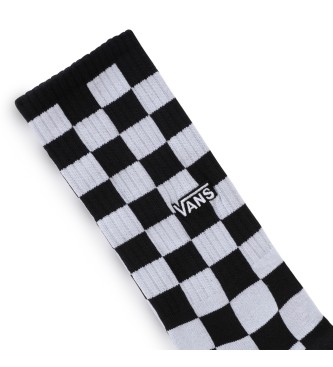 Vans Checkerboard kniehoge sokken zwart, wit