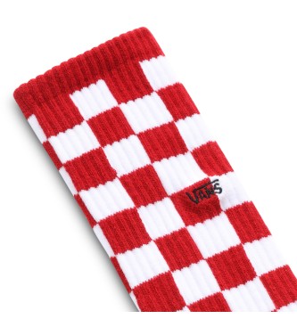 Vans Checkerboard High Socks red