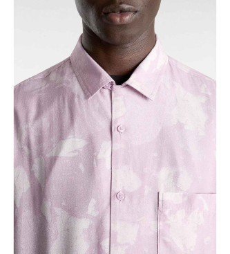 Vans Chemise tisse  col ample Camp lilas