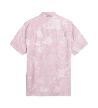 Vans Chemise tisse  col ample Camp lilas