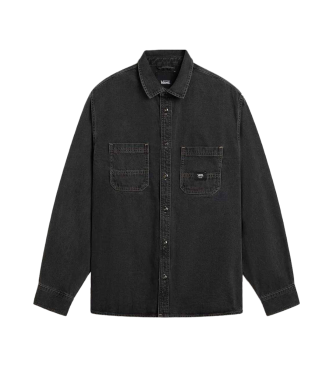 Vans Camicia in tessuto denim a maniche lunghe Stevens nero