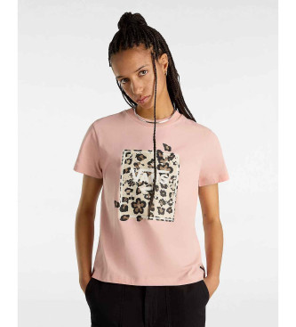 Vans T-shirt Animalier Boxed rose