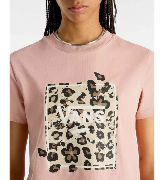 Vans T-shirt com caixa Animalier cor-de-rosa