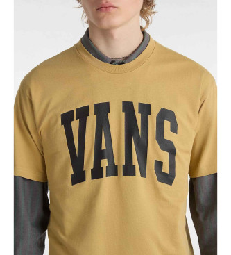 Vans T-shirt arqueada mostarda