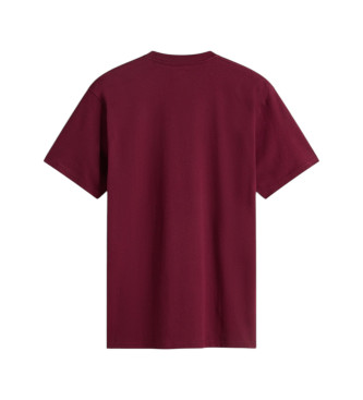 Vans T-shirt classique bordeaux