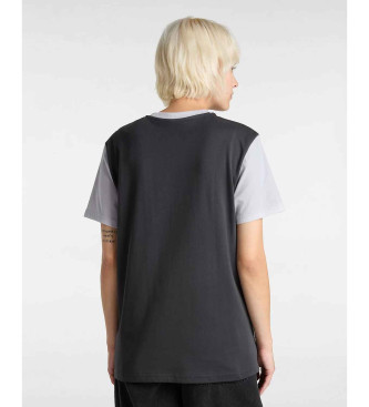 Vans T-shirt Colorblock czarny, szary