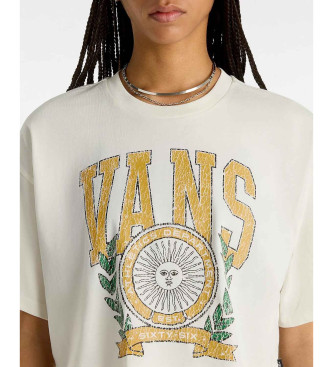 Vans First Team - T-shirt court  coupe ample - blanc