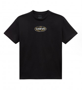 Vans Ovaal Bloom oversized T-shirt zwart