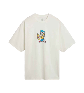 Vans T-shirt Reggie branca