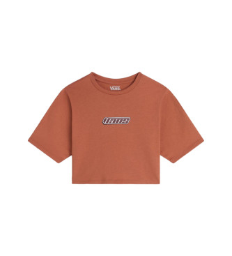 Vans Retro V Crew Crop II T-shirt oranje