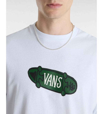 Vans T-shirt bianca da pattinatore