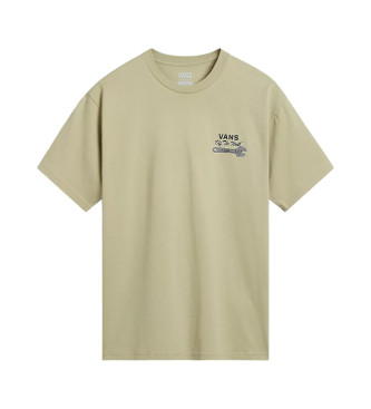 Vans T-shirt beige strappata