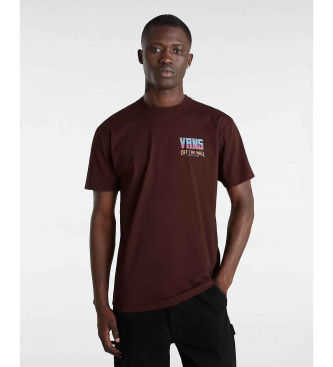 Vans T-shirt classique Palm Cheers marron