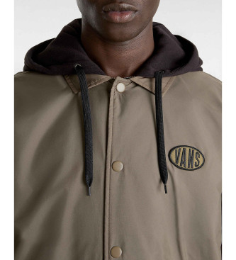 Vans Riley Coaches Jacket brown