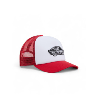 Vans Czapka z daszkiem Classic Patch Curved Bill Trucker Cap biały, czerwony