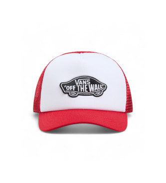 Vans Czapka z daszkiem Classic Patch Curved Bill Trucker Cap biały, czerwony