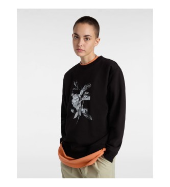 Vans Damask sweatshirt med rund hals, sort