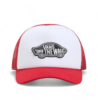 Vans Classic Patch Curved Bill Truckerkeps vit, rd