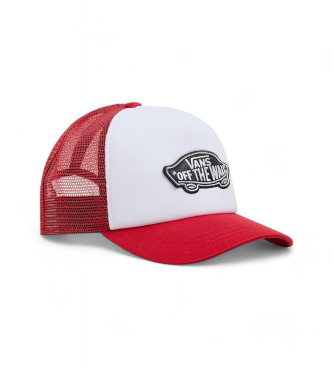 Vans Czapka z daszkiem Classic Patch Curved Bill Trucker Cap biały, czerwony