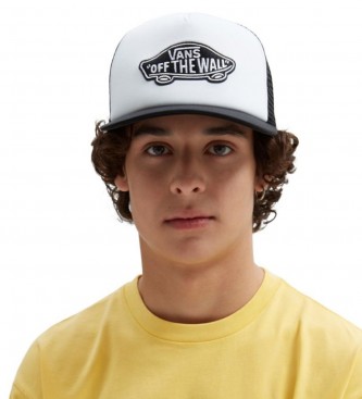 Vans Classic patch trucker cap with curved visor white