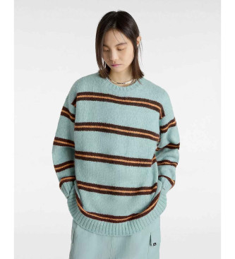 Vans Suzie Stripe crew neck jumper blue