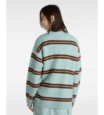 Vans Suzie Stripe crew neck jumper blue