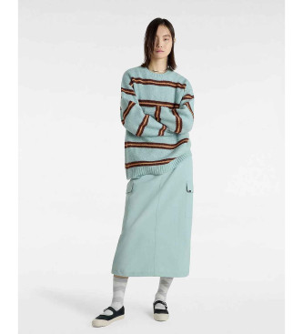 Vans Suzie Stripe crew neck jumper blue