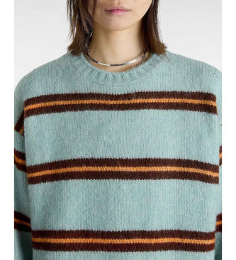 Vans Suzie Stripe crew neck jumper blue