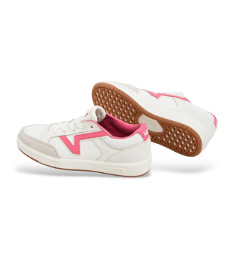 Vans Sneaker Lowland Cc in pelle bianca