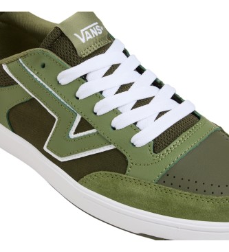 Vans Lowland CC chaussures en cuir vert