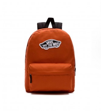Me gusta Disipar Influencia Vans WM Realm brown orange backpack - ESD Store fashion, footwear and  accessories - best brands shoes and designer shoes