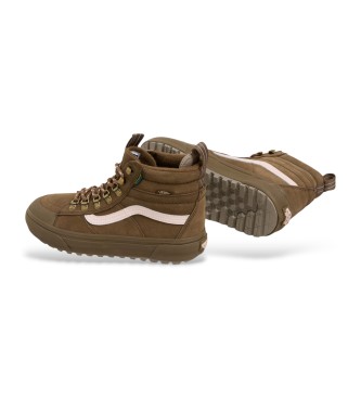 Vans Sneakers MTE Sk8-Hi in pelle impermeabile marrone  