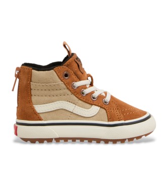 Vans MTE Sk8-Hi lderskor med brun dragkedja